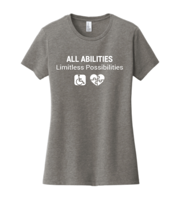 Women's ABILITY T-Shirt HEATHER GREY