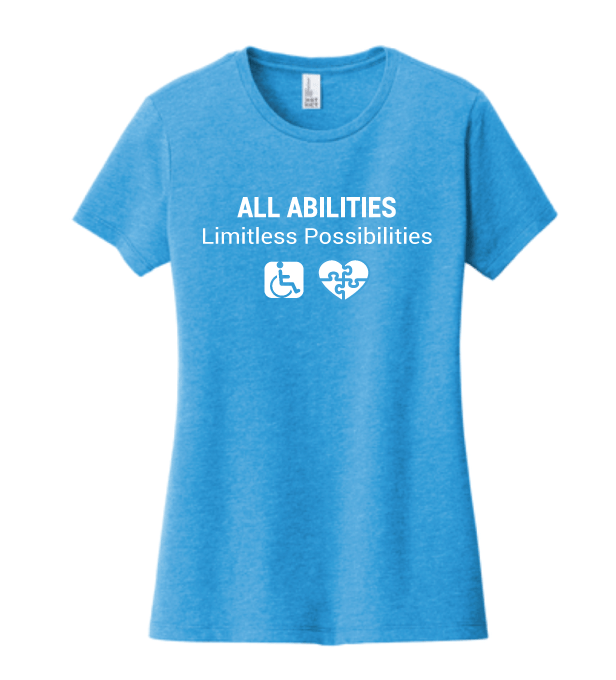 Women's ABILITY T-Shirt HEATHER BLUE