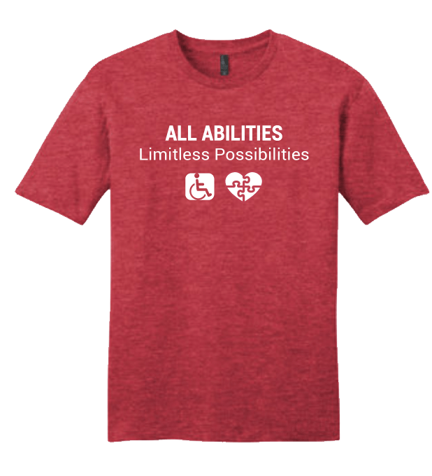 Men's ABILITY T-Shirt HEATHER RED