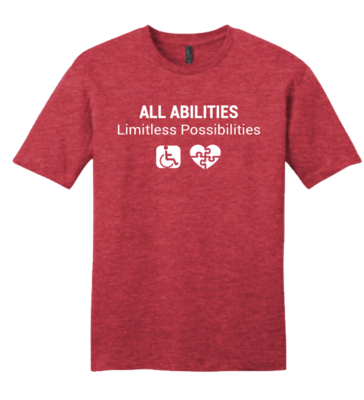 Men's ABILITY T-Shirt HEATHER RED