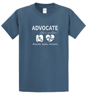 Advocate T-Shirt Steel Blue