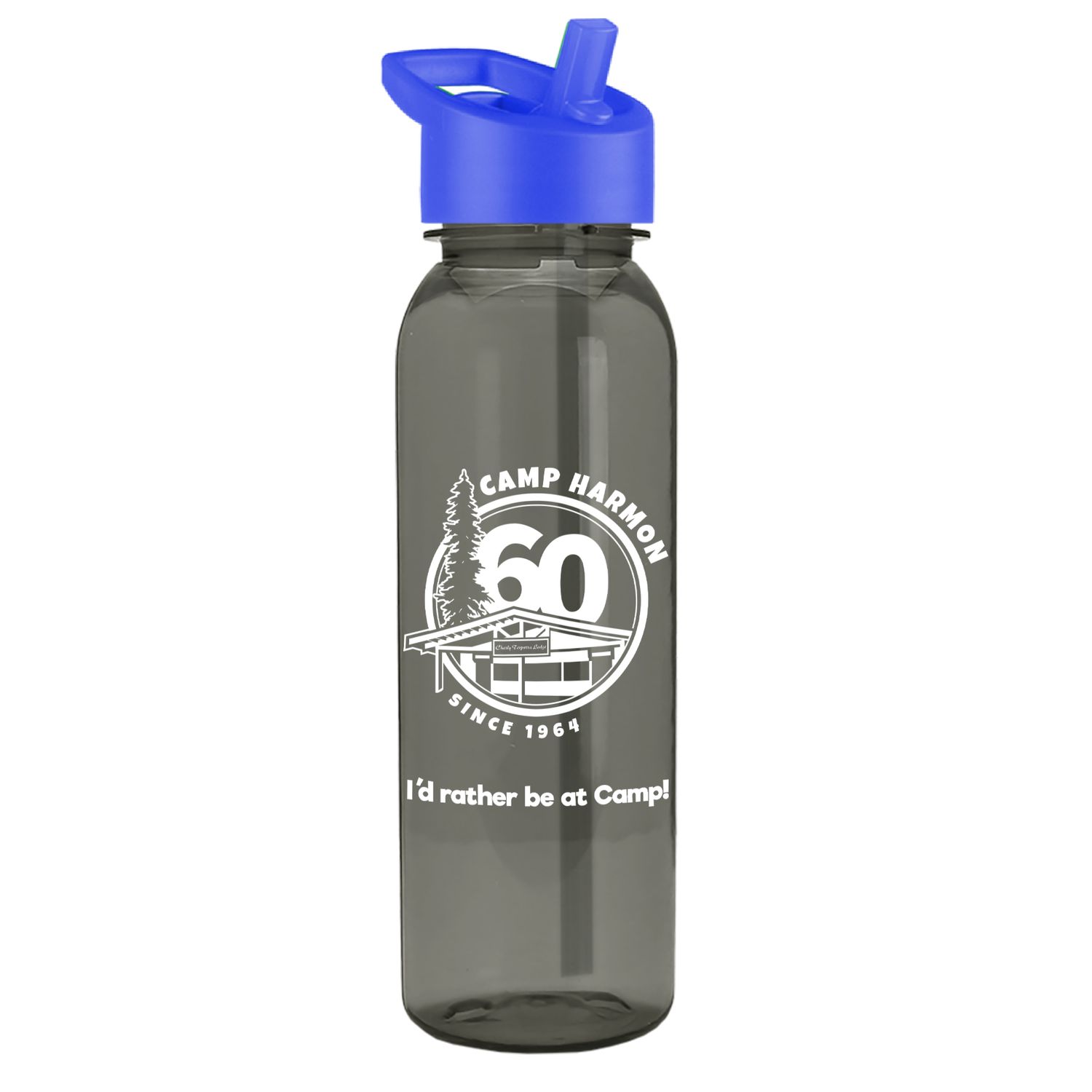 Camp Harmon 60th Water Bottle (Blue)