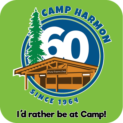 Camp Harmon 60th Anniversary Sticker