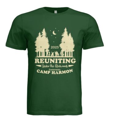 2023 Reuniting Under the Redwood Staff T-Shirt Green