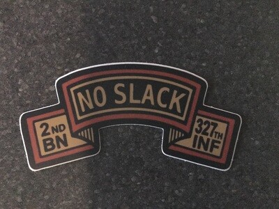 No slack sticker