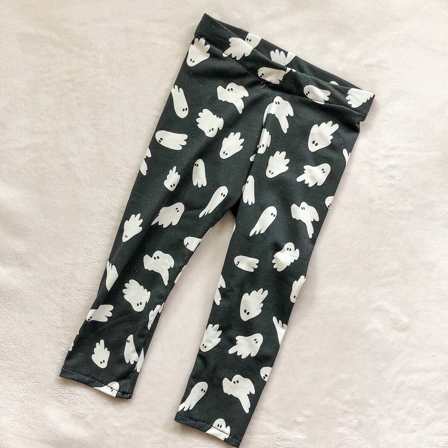 Baby Knit Leggings - Charcoal Ghost