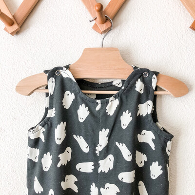 Baby Knit Overall - Charcoal Ghosts