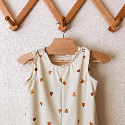 Baby Knit Overall - Lil Pumpkin