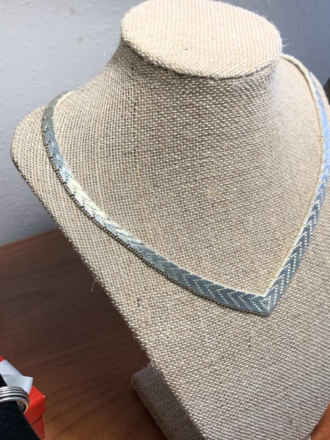 15 in. cleopatra style chain 92.5% purity