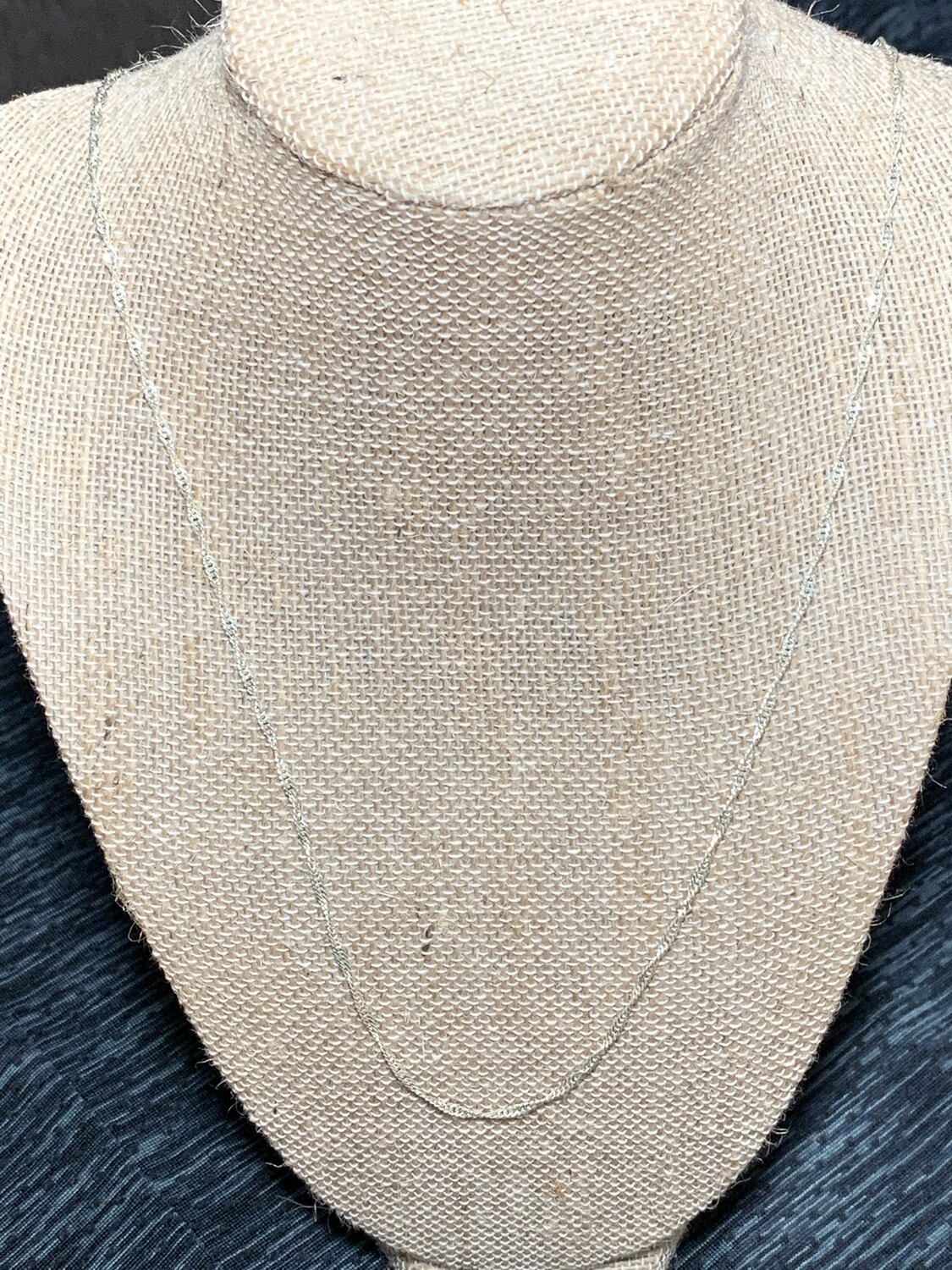 Sterling Silver .925, Twist Rope Chain 24in,  Walmart