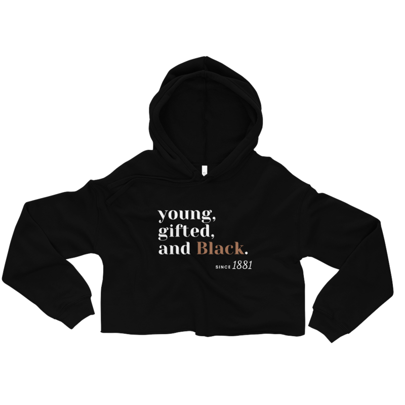 THE 1881 Collection: young, gifted, and Black, Spelman Cropped Hoodie