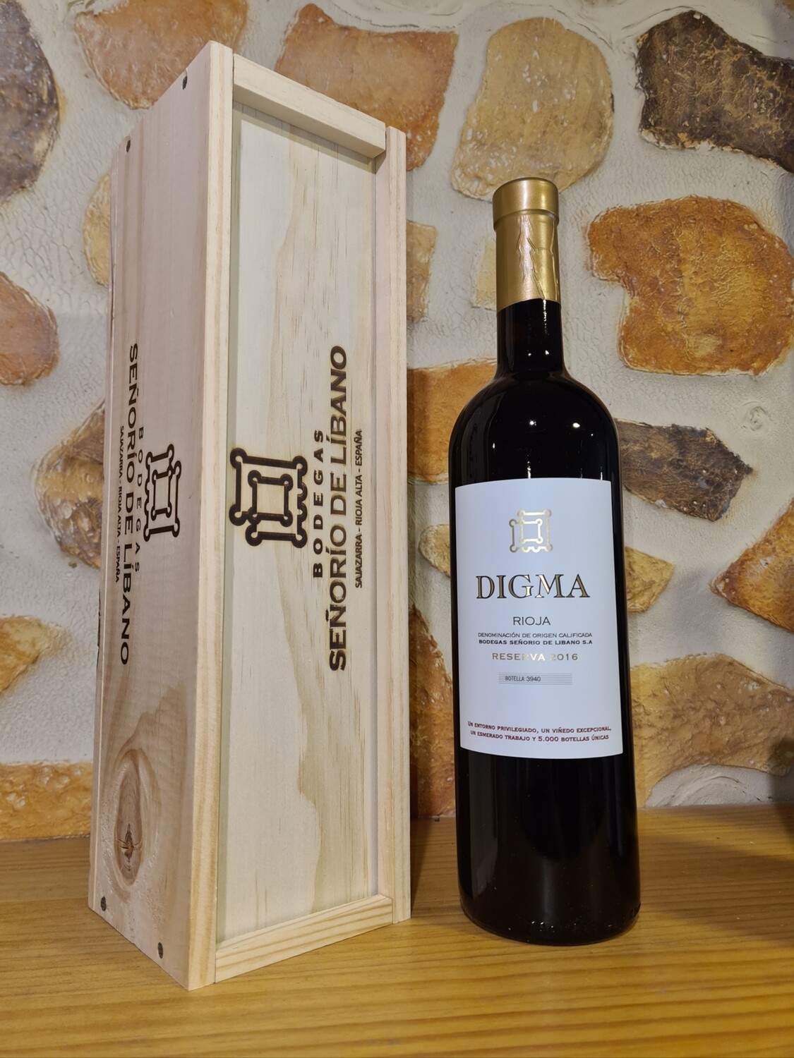 Digma Tempranillo Reserva
Caja de 1 botella de 75 cl.