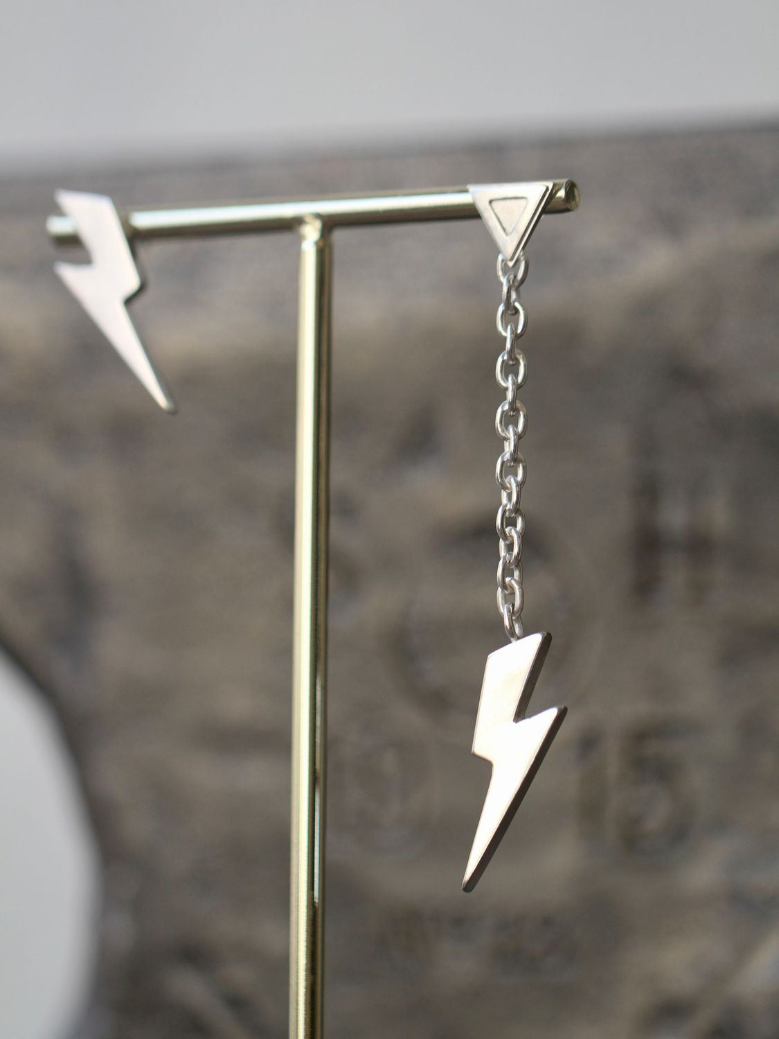 LIGHTNING BOLT earrings No.1