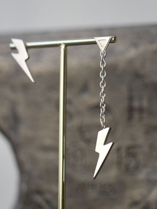 LIGHTNING BOLT earrings No.1