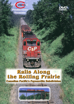 Canadian Pacific Rails Along the Rolling Prairie