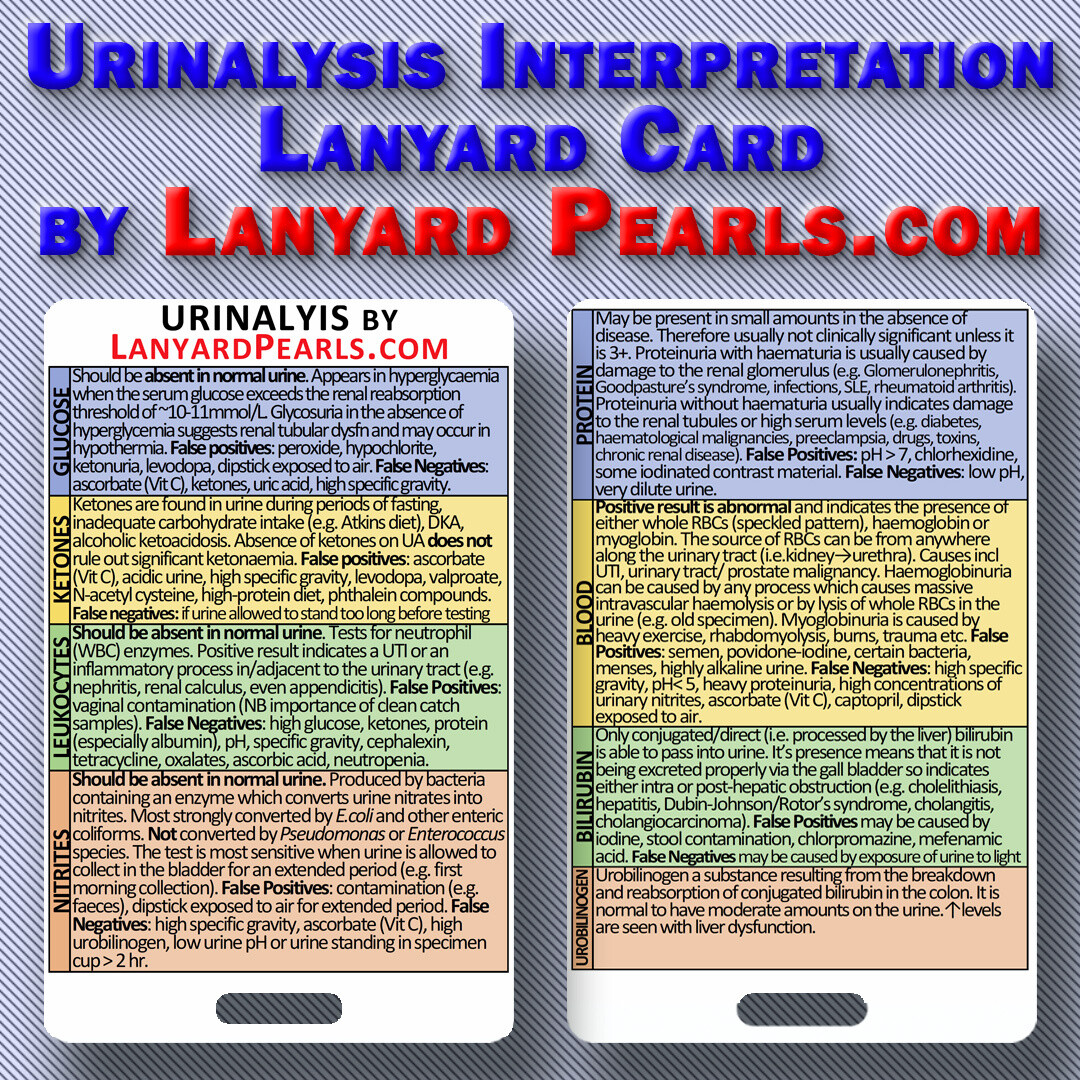 Dipstick Urinalysis Interpretation