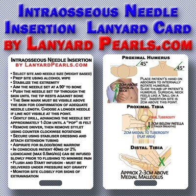 Intraosseous Needle Insertion