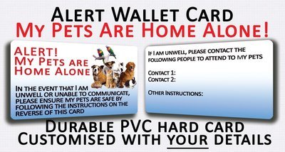 Alert - My Pets Are Home Alone