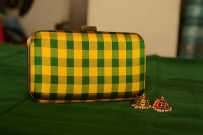 Green And Yellow Pulliyam Kottai Kattam