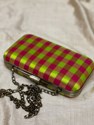 Lemon Green And Pink Pulliyam Kottai Kattam