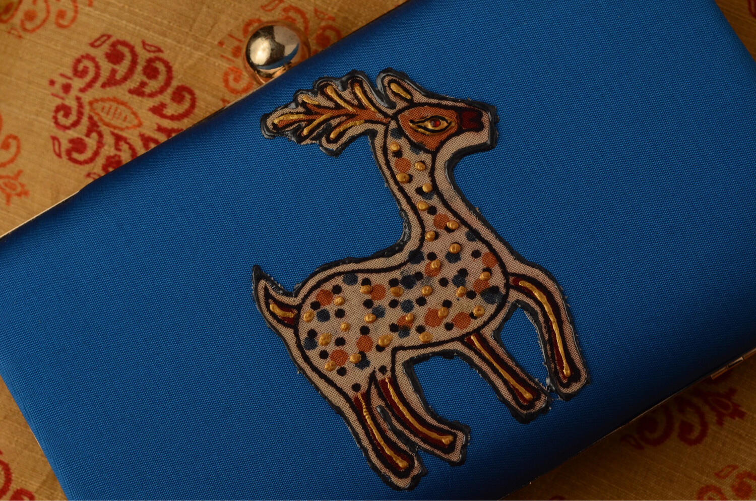 Blue Deer KALAMKARI
