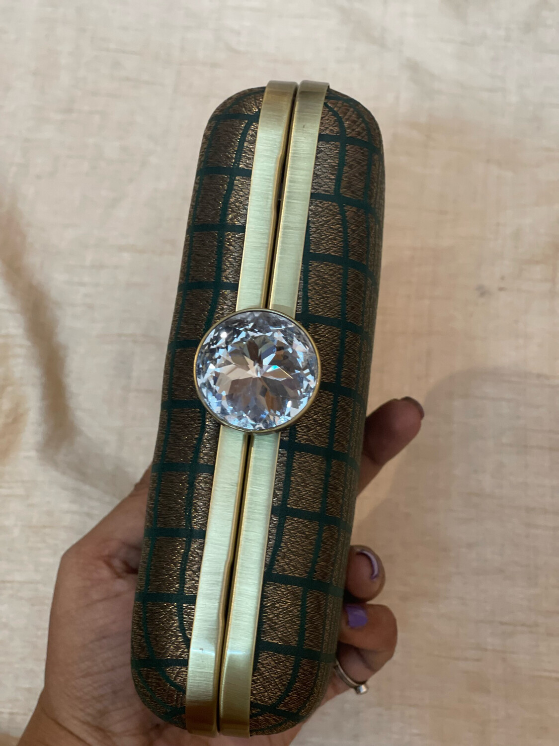 Bottle Green Pure Banarasi