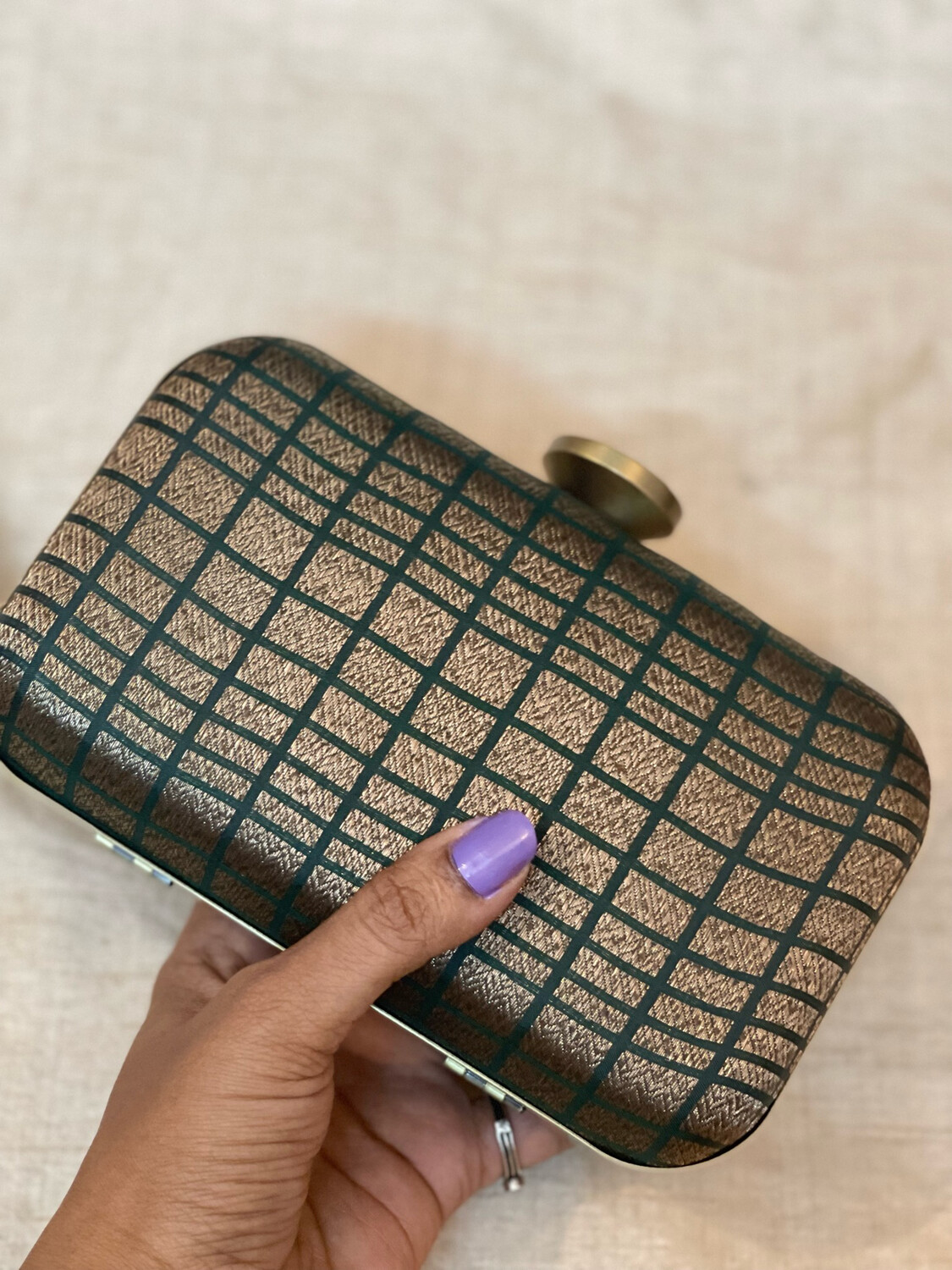 Bottle Green Pure Banarasi