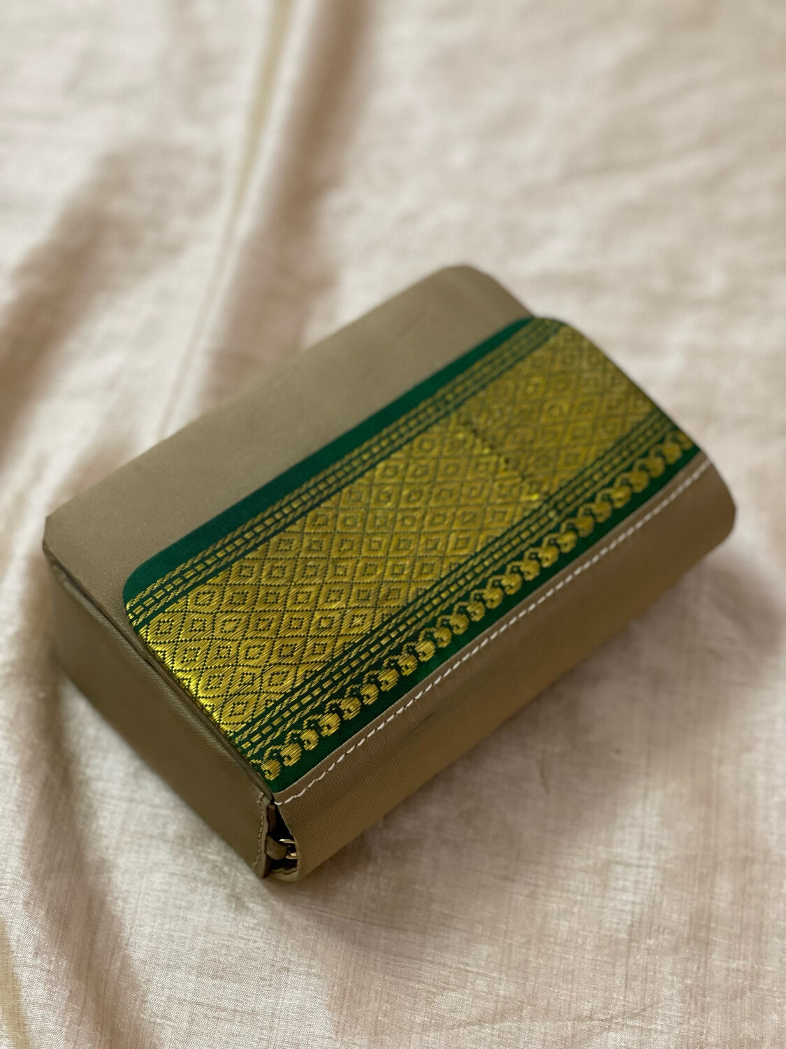 Muted Gold With Green