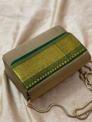 Muted Gold With Green