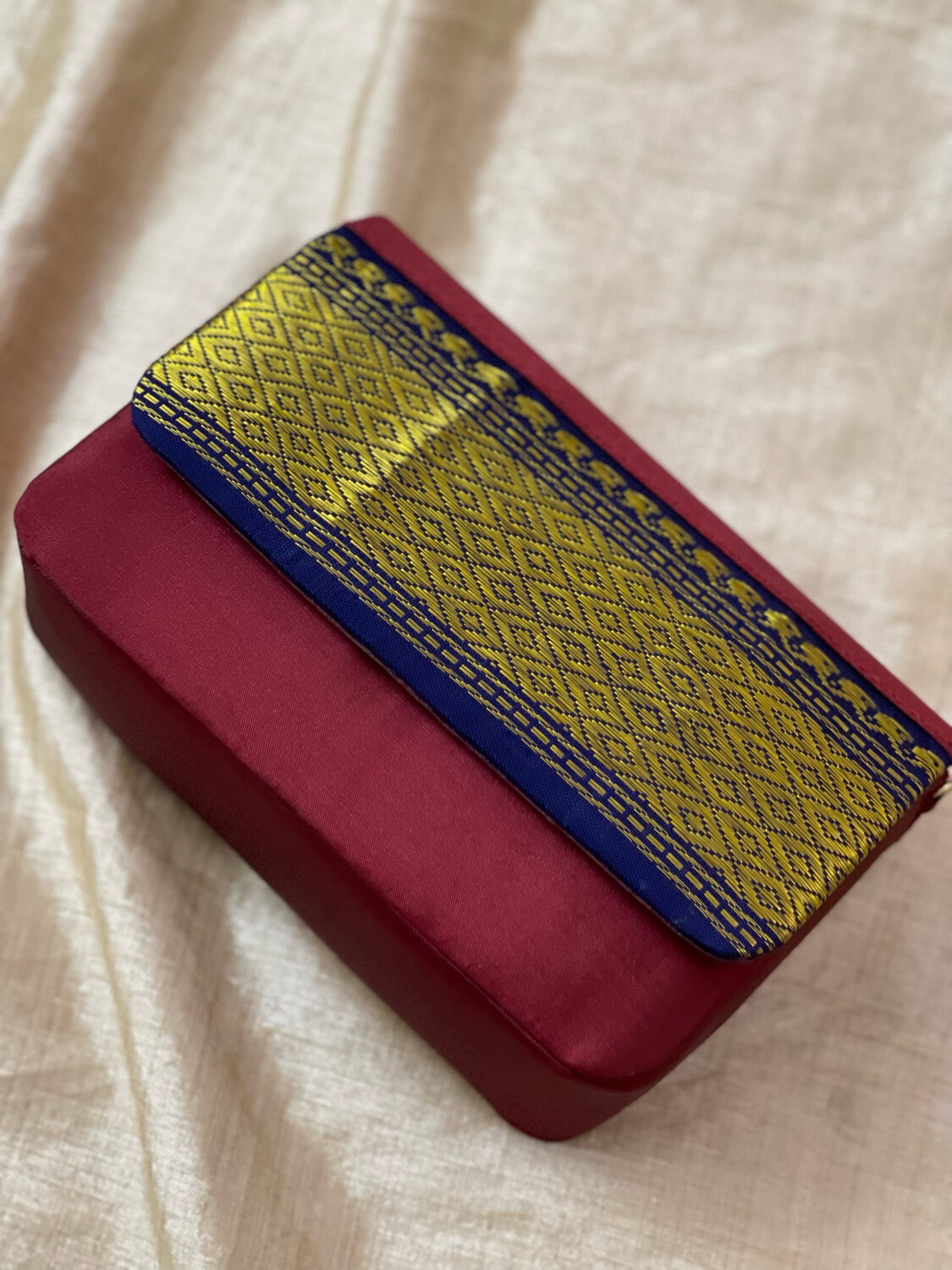 Marron And Navy Blue