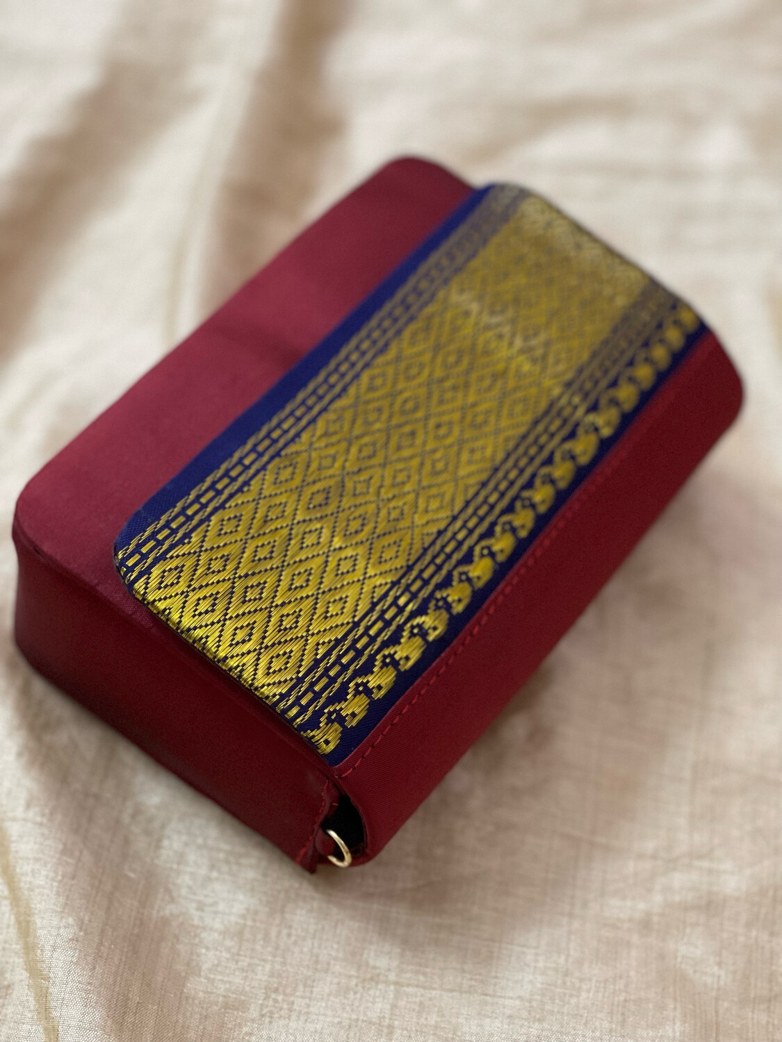 Marron And Navy Blue