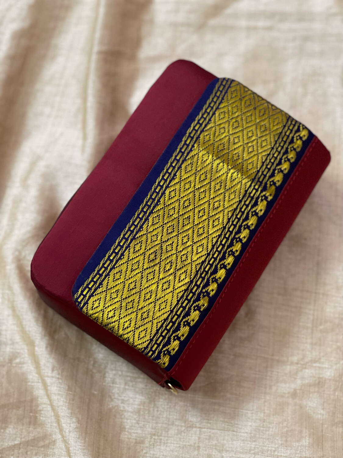 Marron And Navy Blue