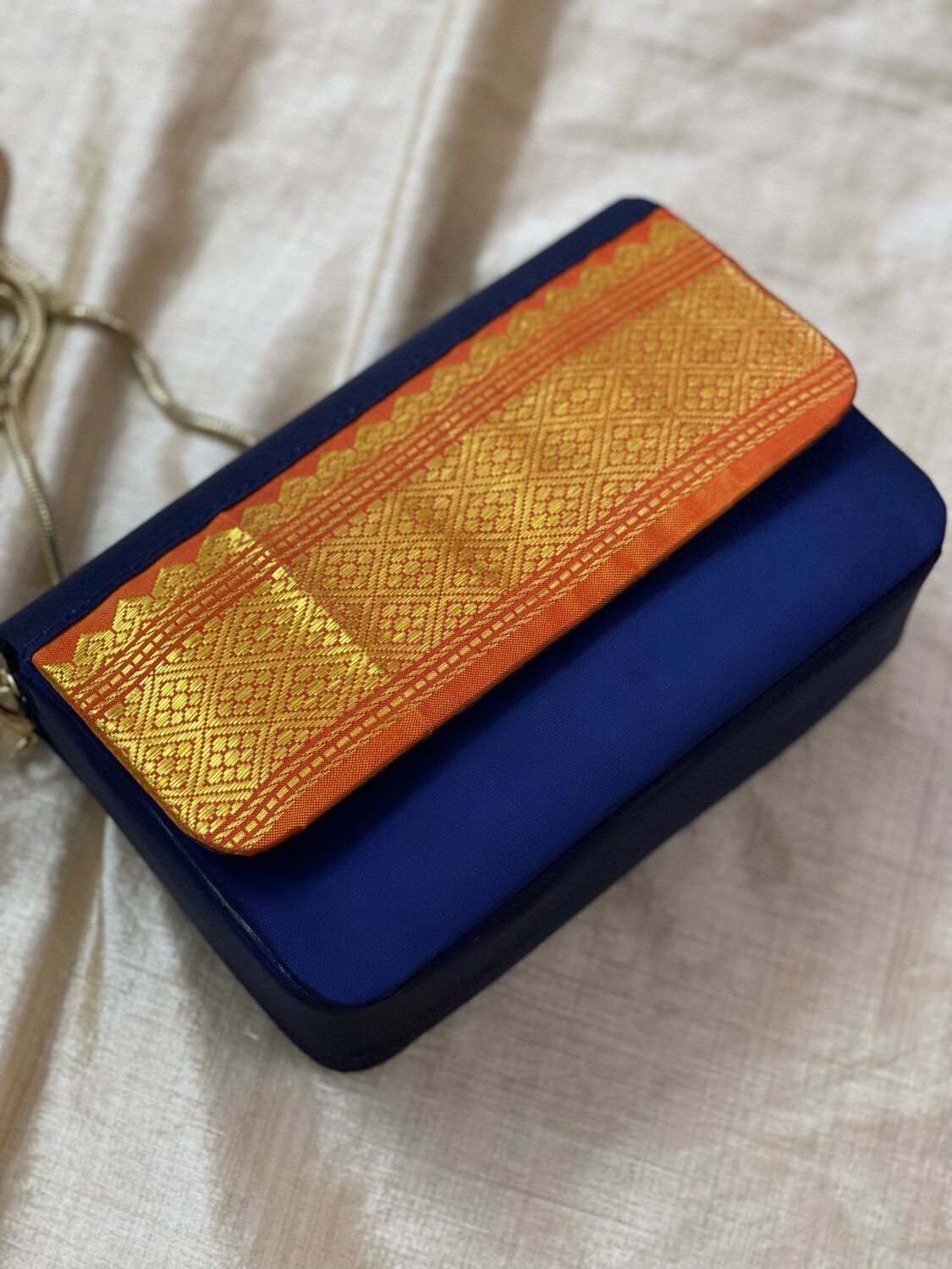 Navy Blue And Orange