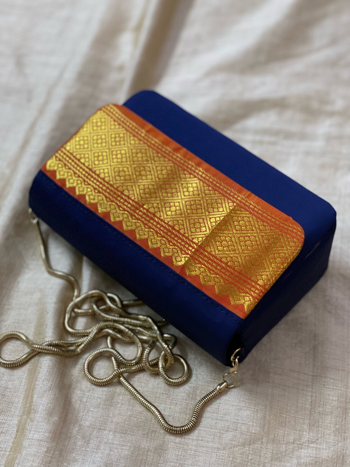 Navy Blue And Orange