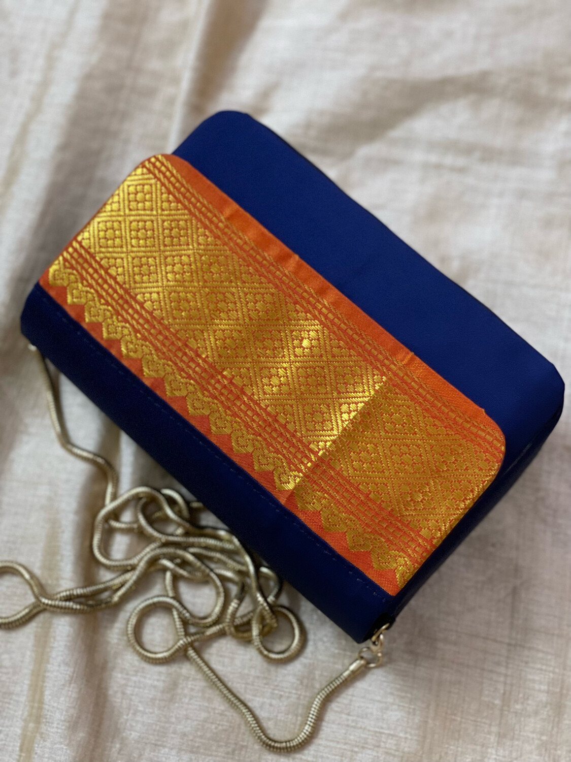 Navy Blue And Orange