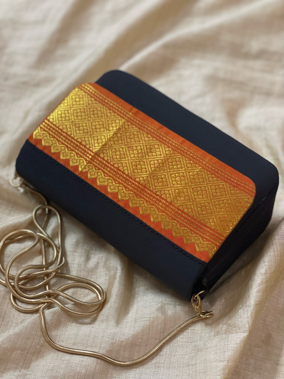 Black With Orange