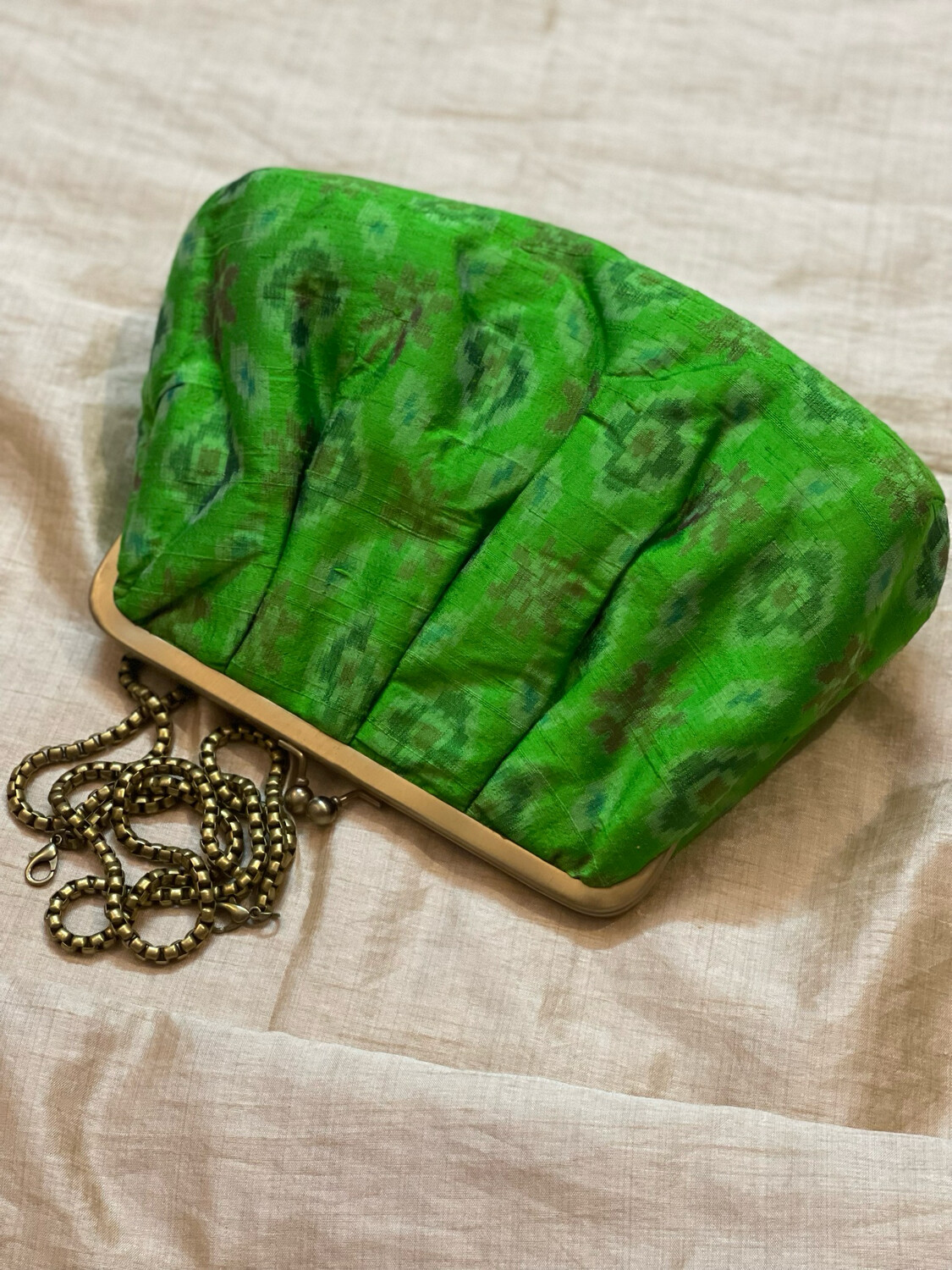 Parrot Green Ikkat
