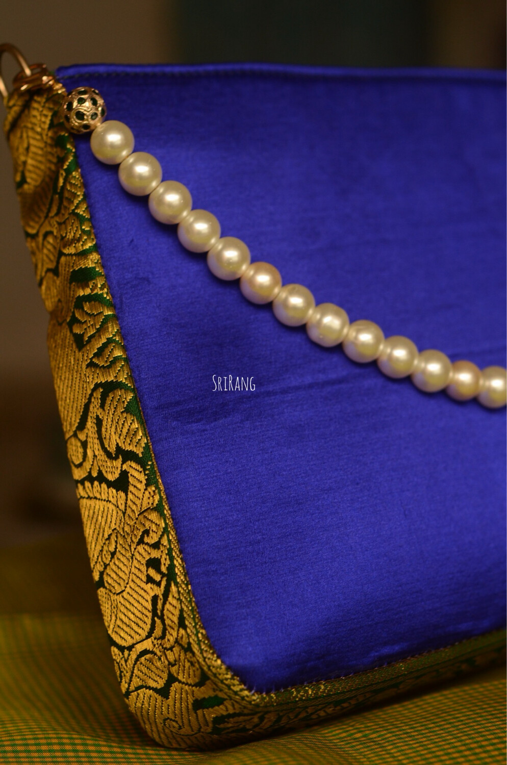 Royal Blue And Green Border