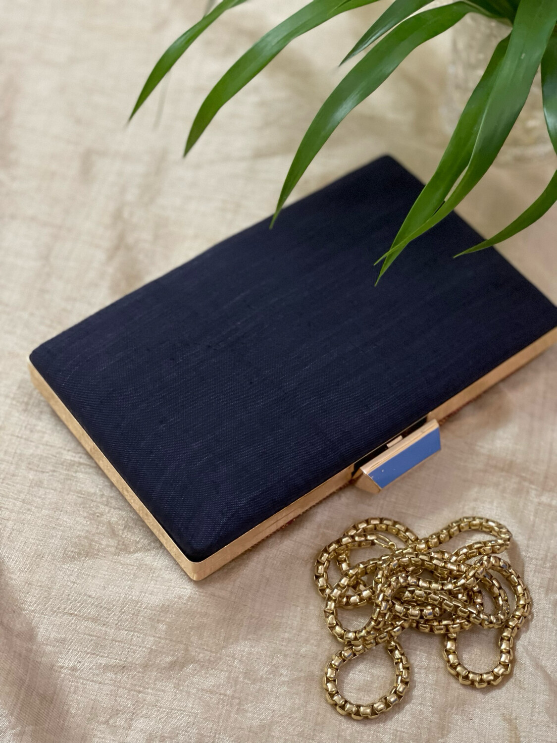 Rudraskham Navy Blue Back