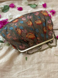 Earthy With Flower Kalamkari