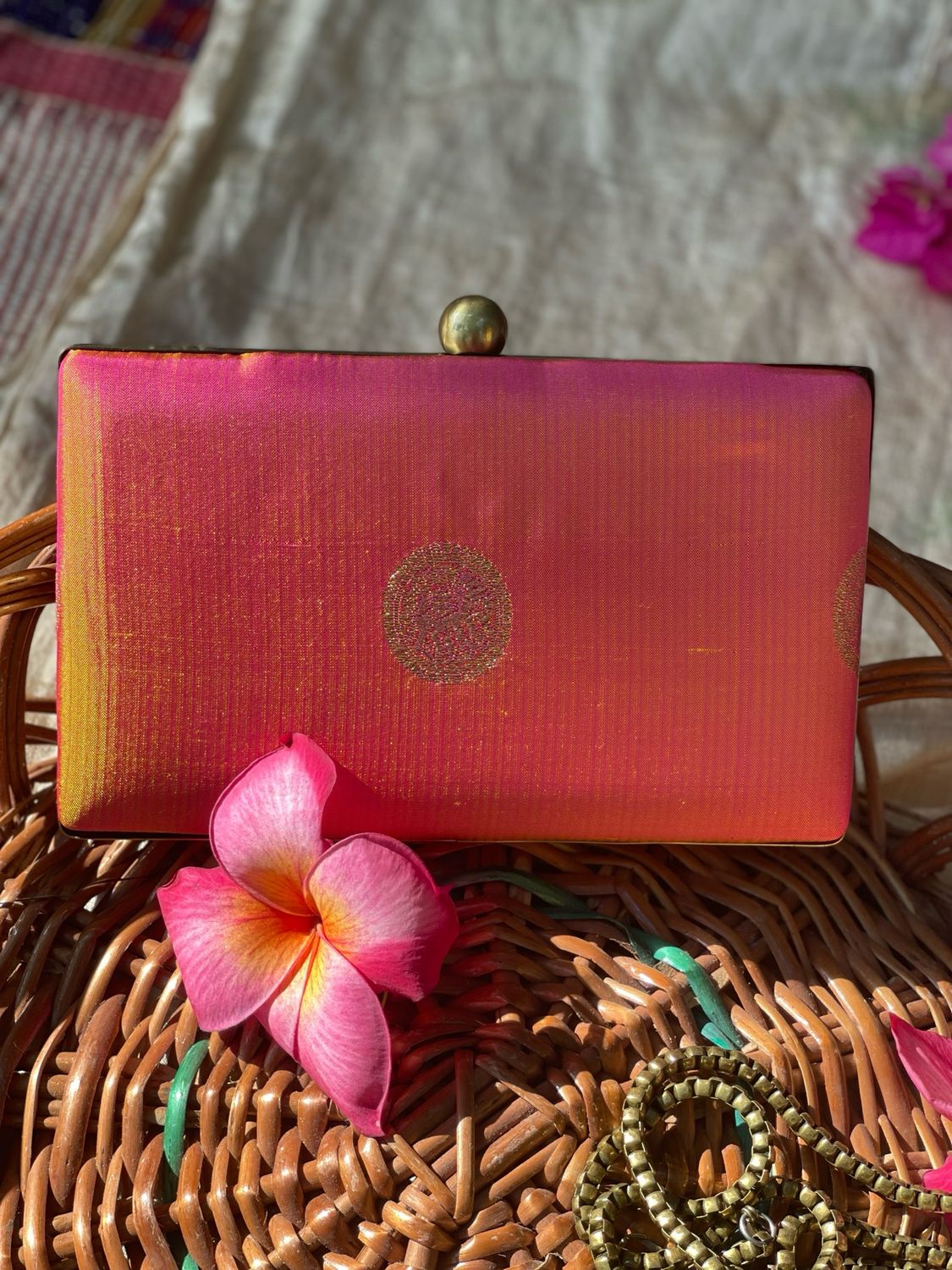 Double Shade Pink And Orange
