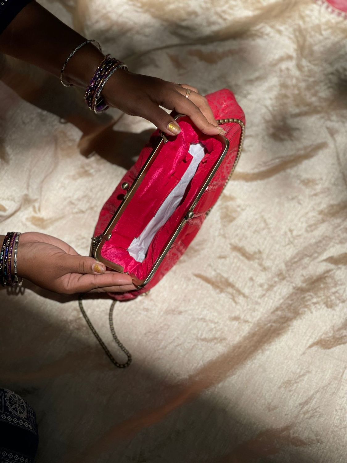 Red Chakra Money Purse