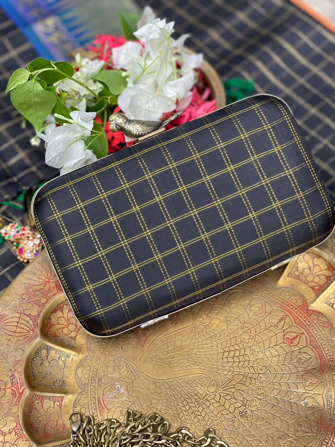 Black Kottadi silk Meenakshi