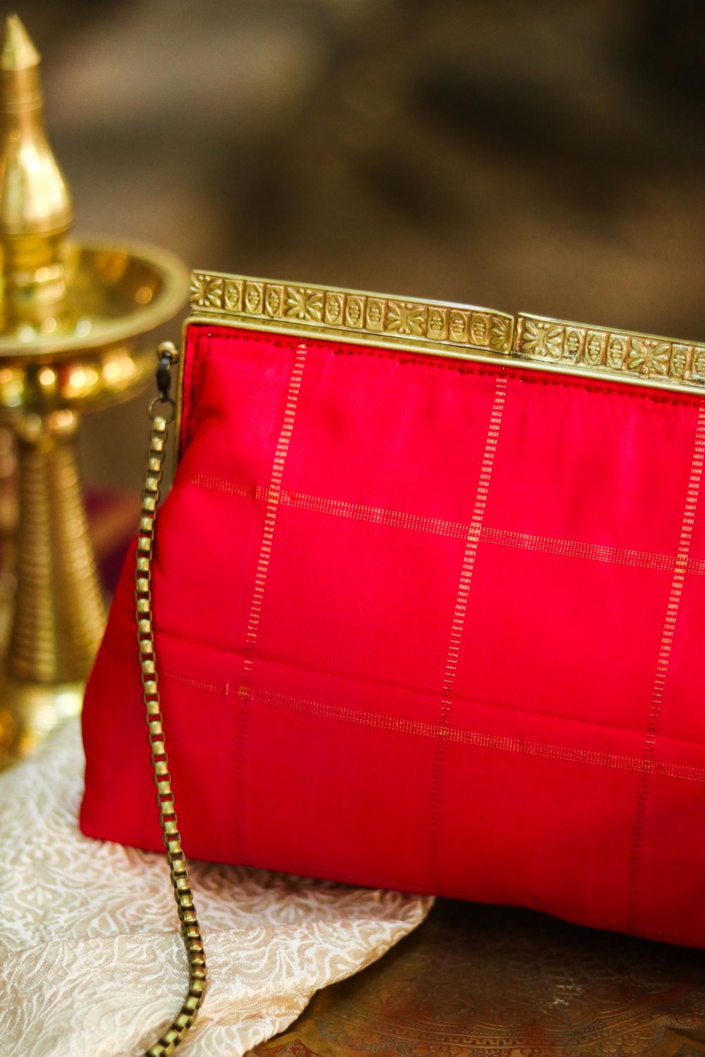 Mittai Pink Checks Anarkali