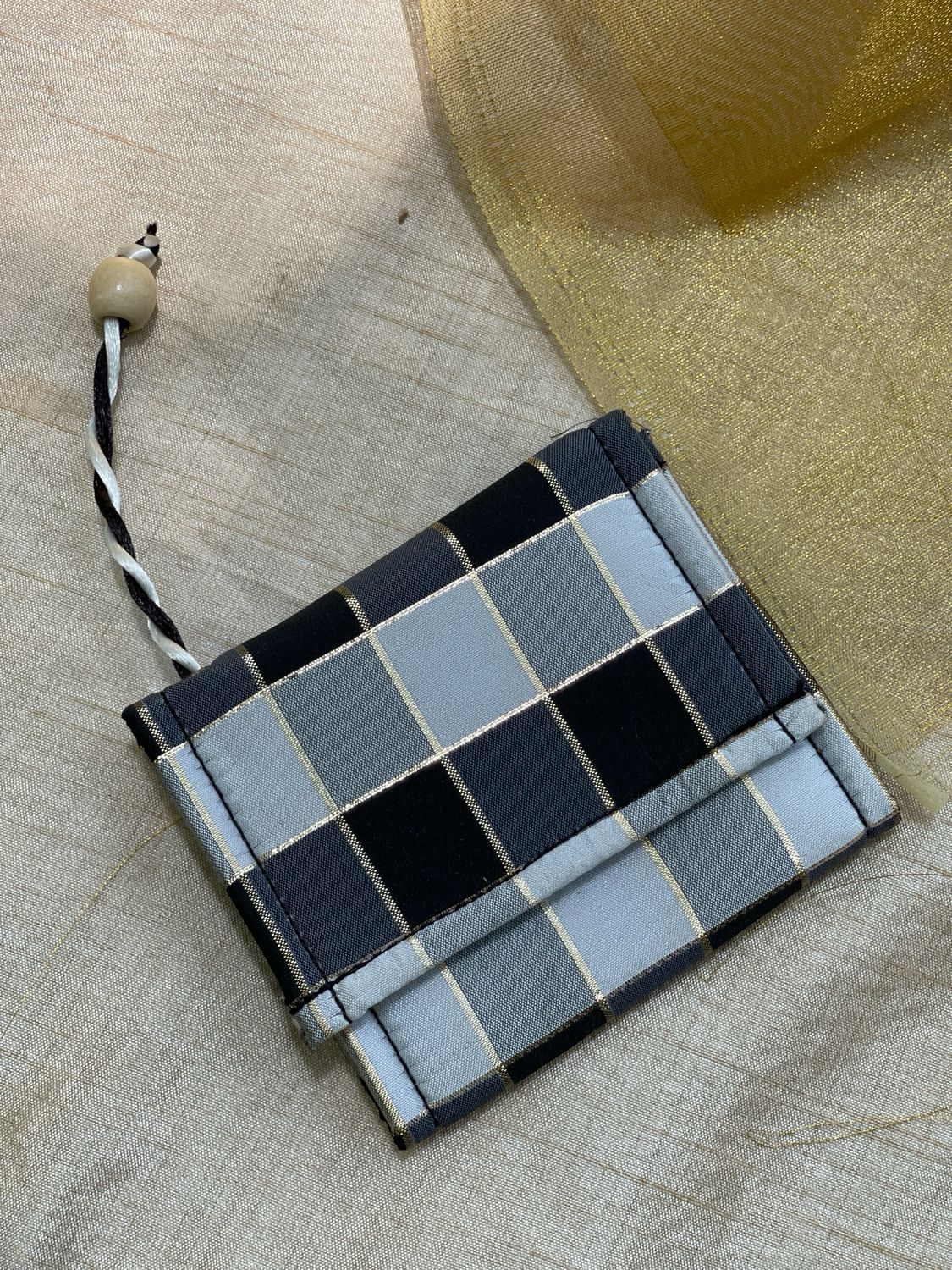 Black And White Mini wallet