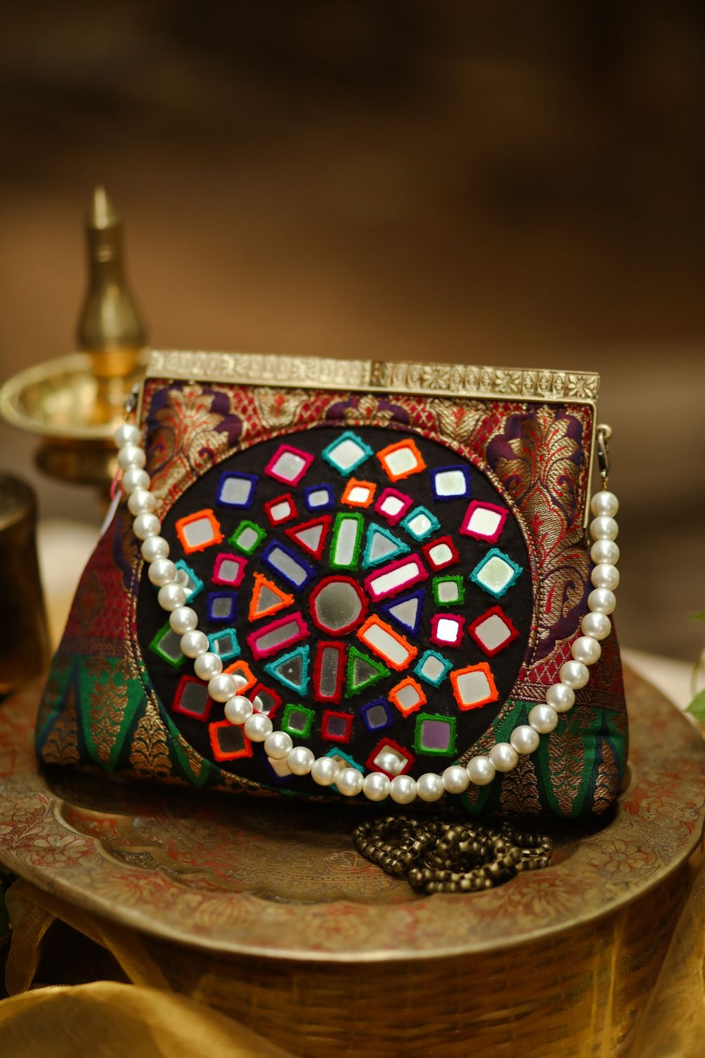 Rajasthani Mirror Work Multi color