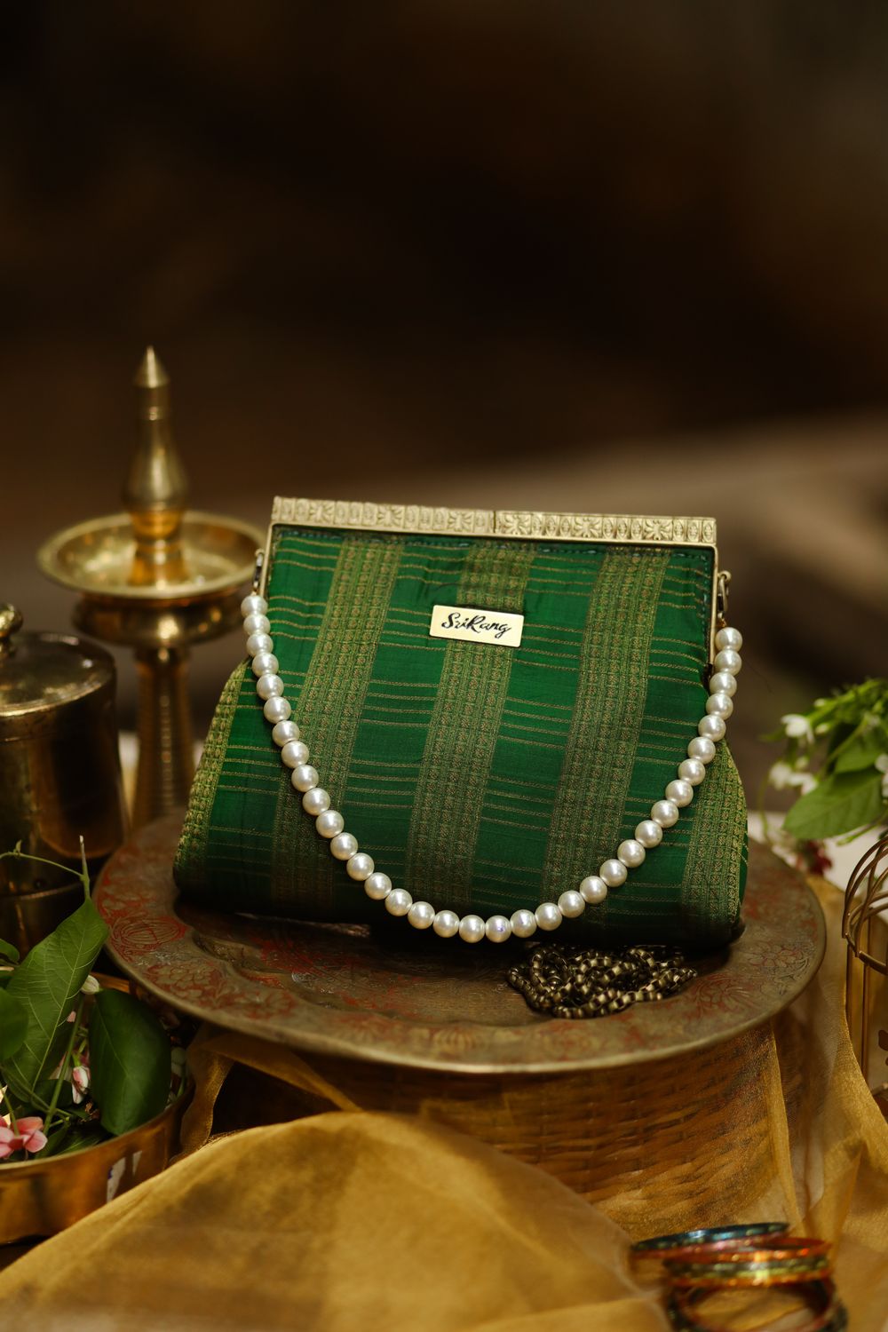 Leaf Green Kodu And Rudhraksham