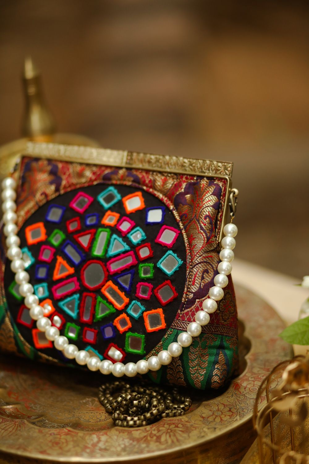 Rajasthani Mirror Work Multi color