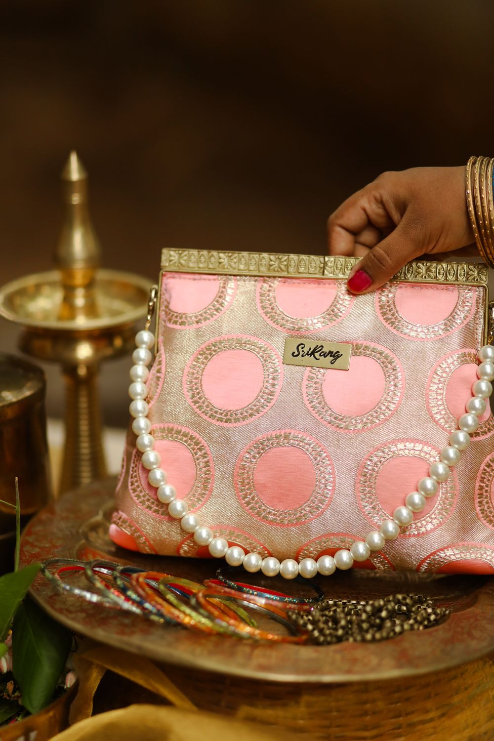 Gajji Pink Circle