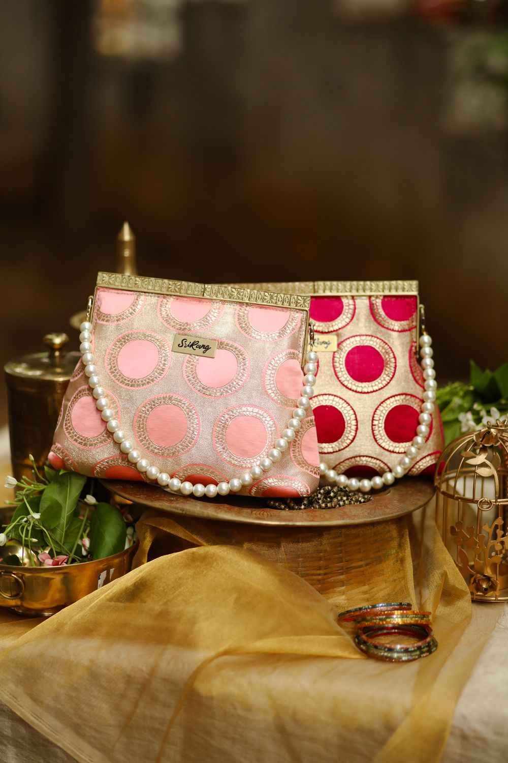 Gajji Pink Circle